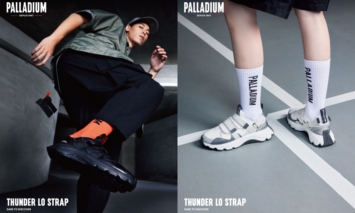 THUNDER LO STRAP三型一體閃電概念鞋(UNISEX)暗夜黑/太空灰配色售價：NT$2,780