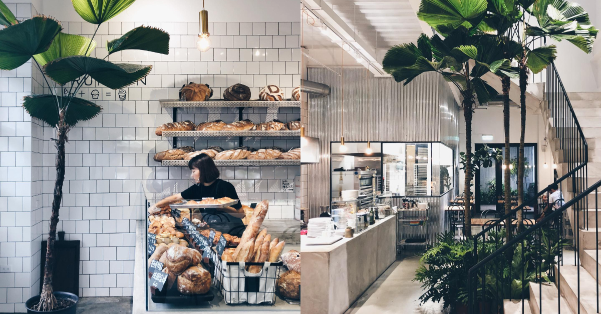 「多爾法式烘焙」店裡麵包種類繁多令人目不暇給。