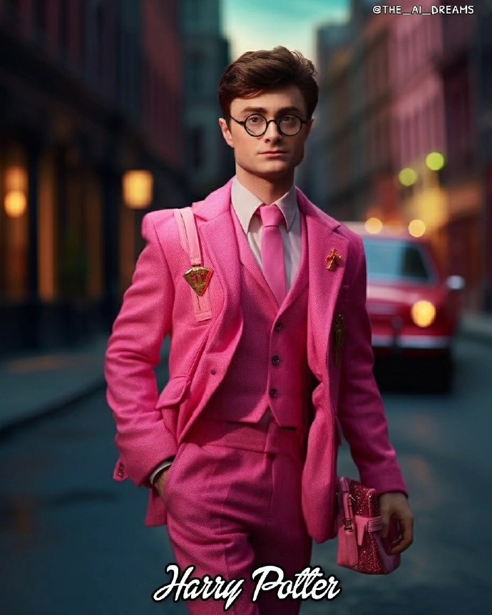 粉紅哈利波特