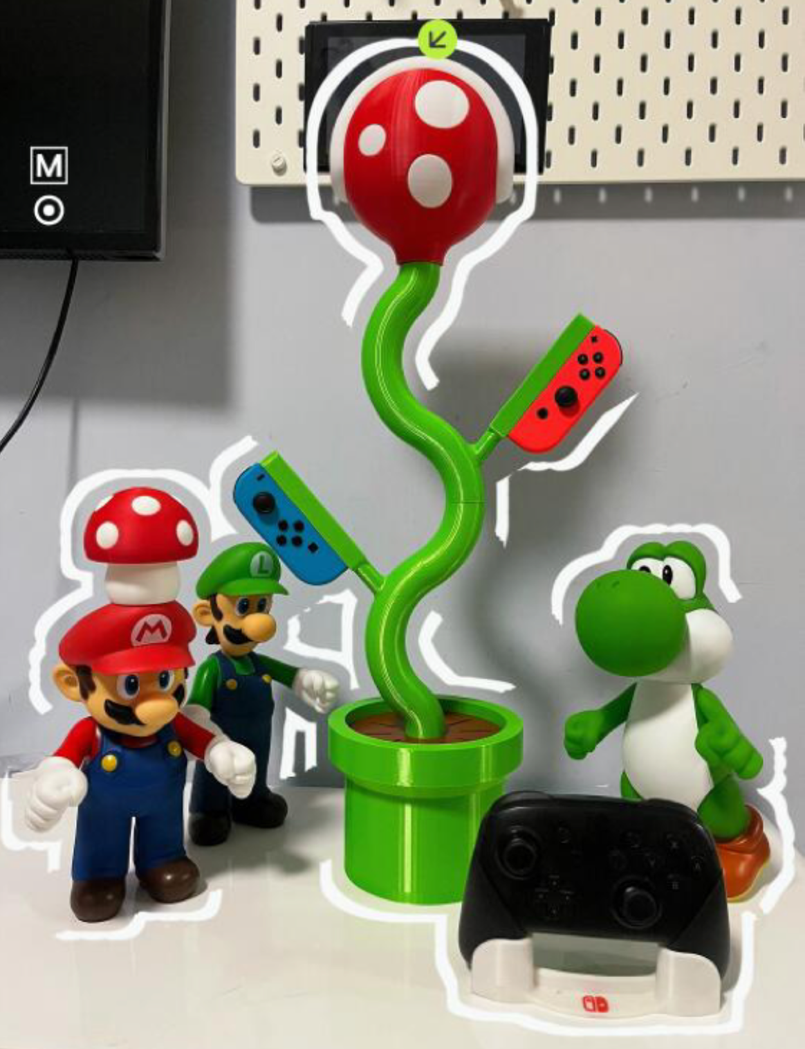 Switch「瑪利歐食人花收納架」