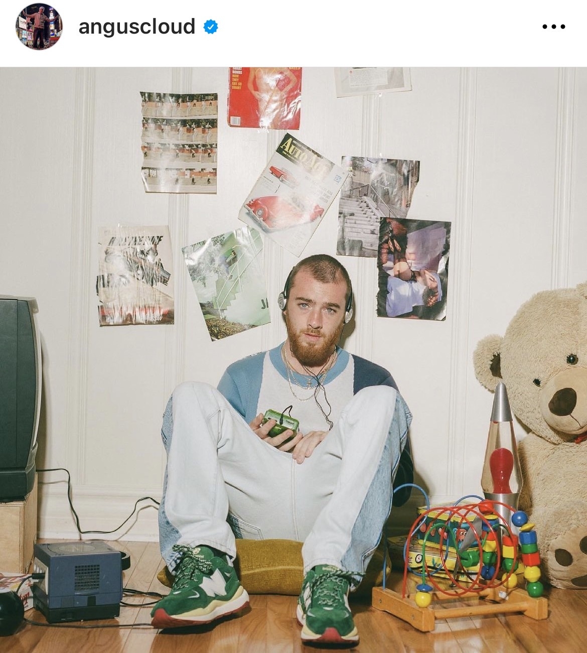 Angus Cloud曾被網友指出神似英年早逝的饒舌歌手Mac Miller