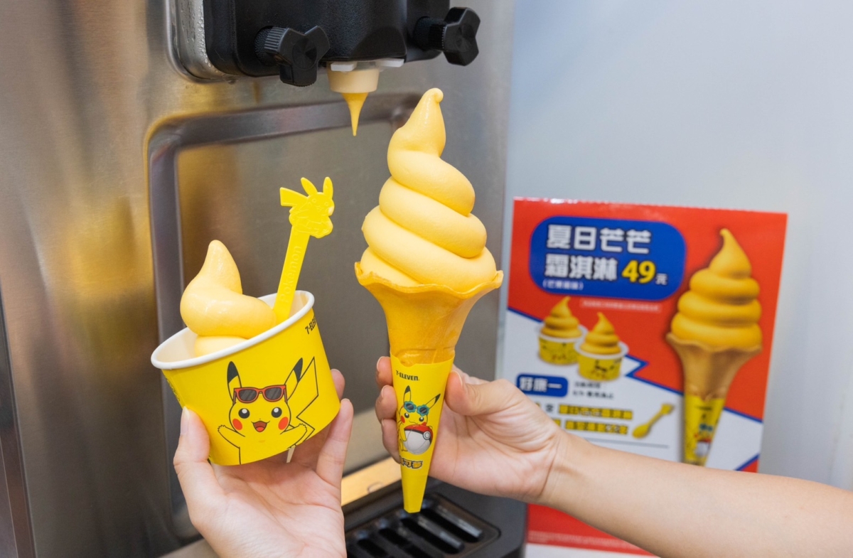 7-11「皮卡丘芒果霜淇淋」