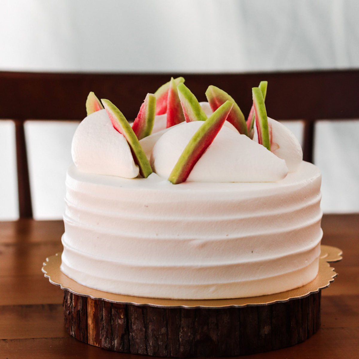 創意無限的「紅心芭樂戚風蛋糕」保證令愛人印象深刻。