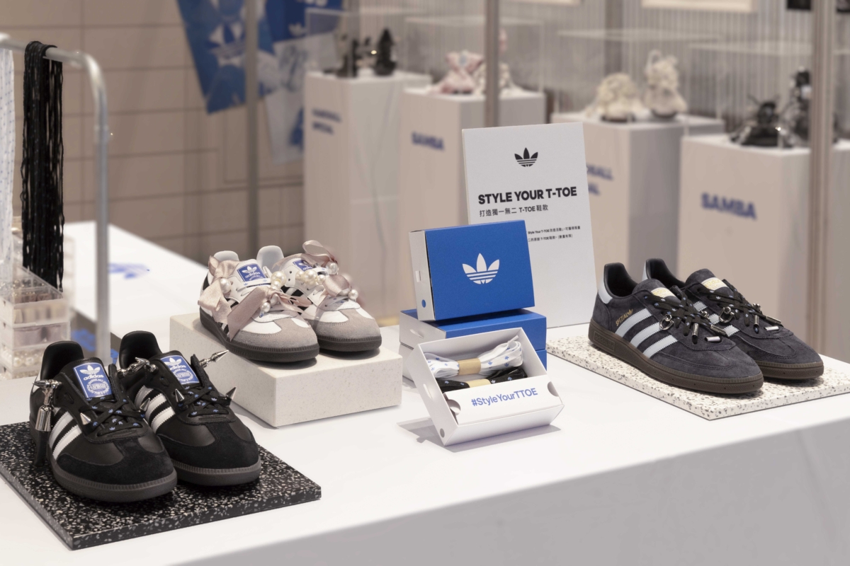 adidas Originals消費者凡購買指定T-TOE鞋款 並報名 #StyleYourTTOE改造活動 即可獲得限量配件包 改造專屬個人獨一無二的原創T-TOE鞋款