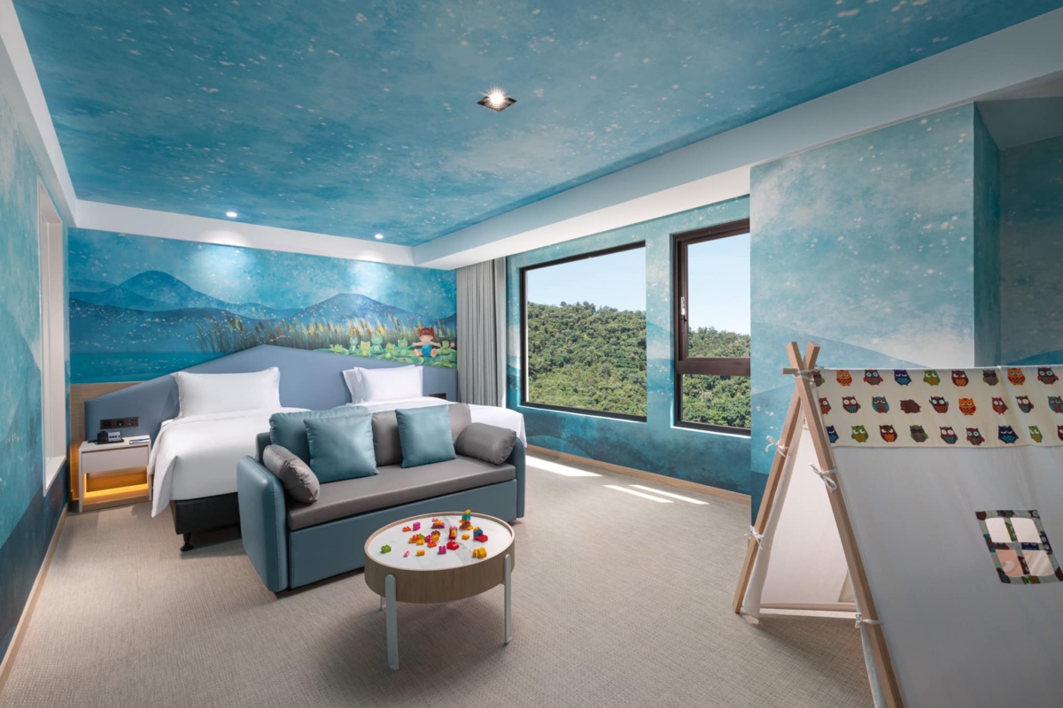 「日月潭力麗溫德姆溫泉酒店」親子房亮眼吸睛。