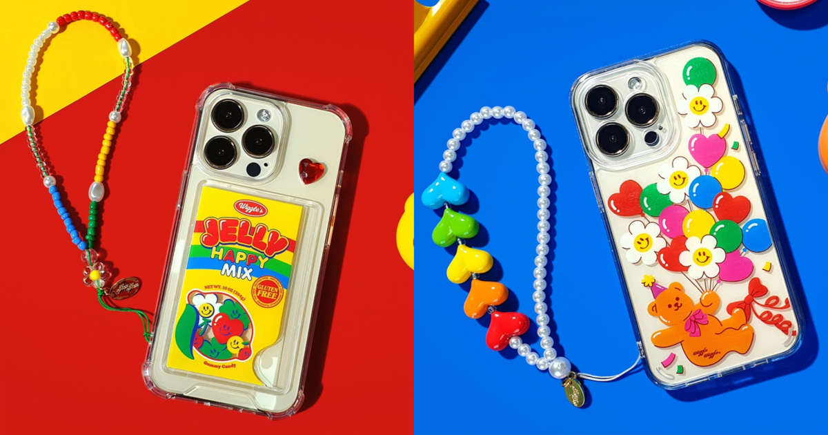 韓國潮牌Wiggle Wiggle推出串珠手機鍊