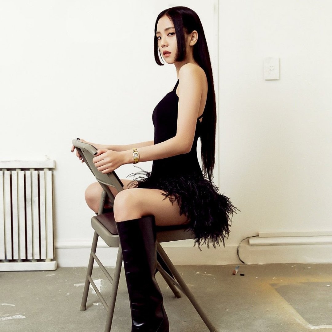 Jisoo非常適合公主切髮型