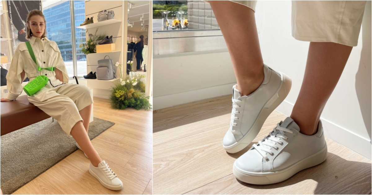 ECCO STREET TRAY休閒鞋/白色，NT$6,380