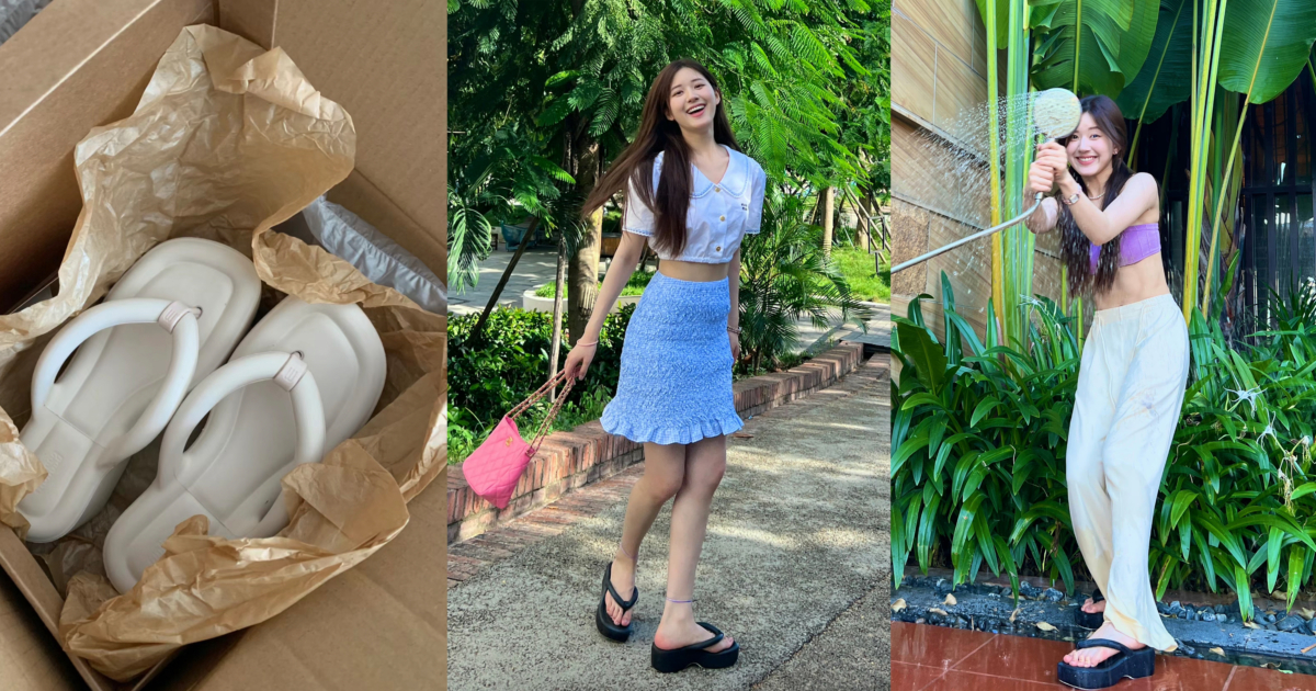 趙露思穿著Melissa Free Platform