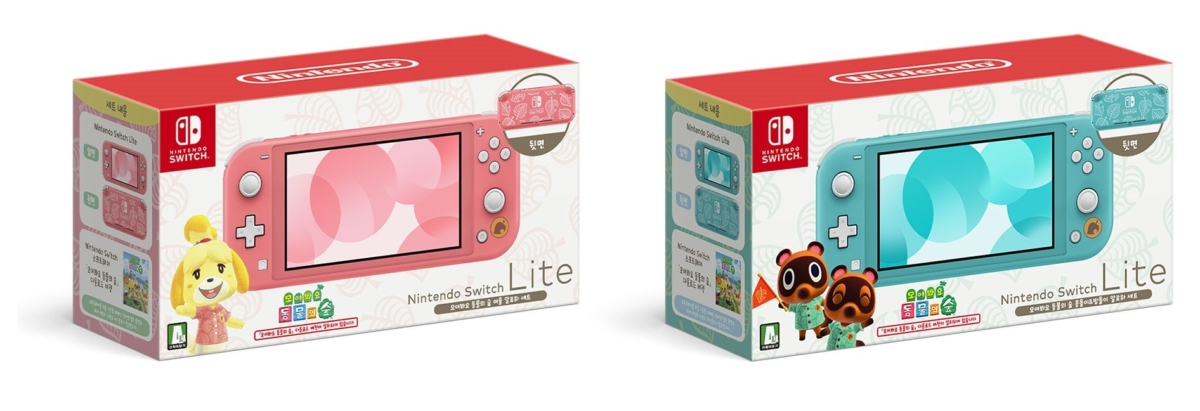 任天堂Switch Lite動森版包裝