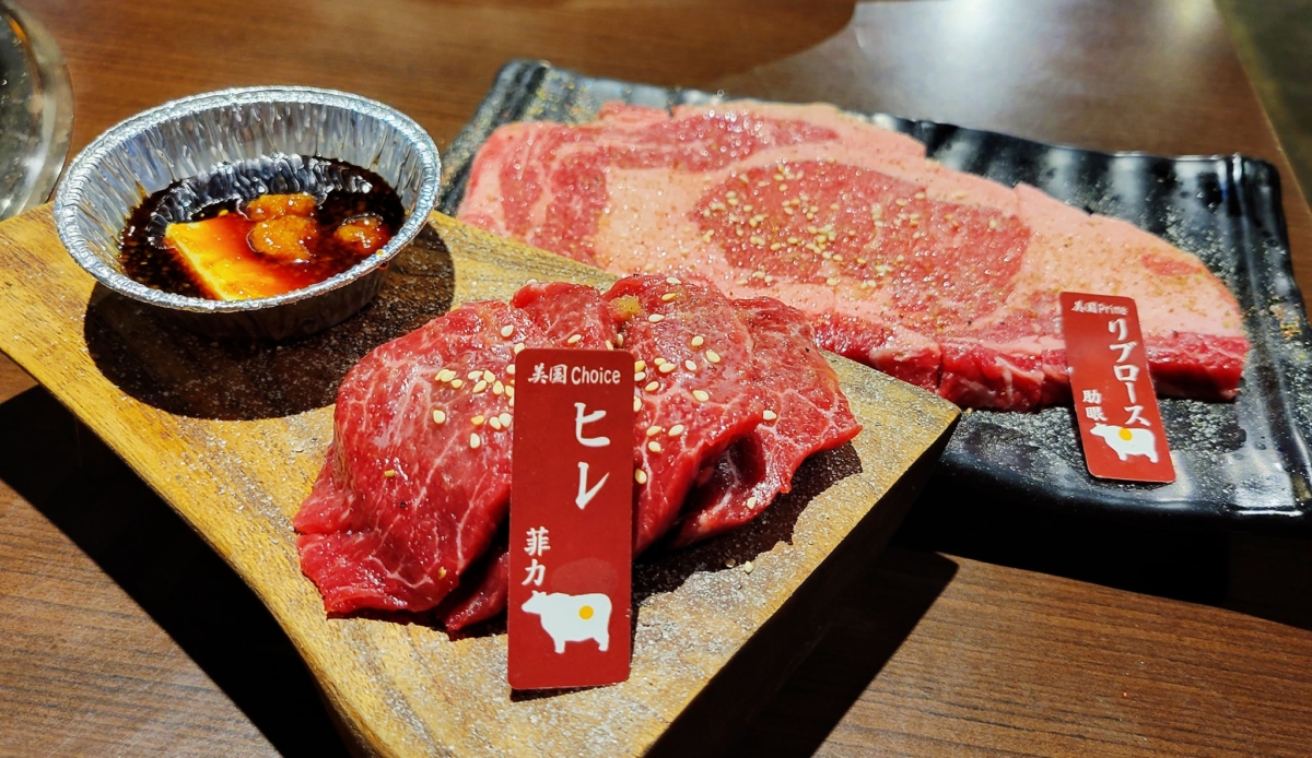 店家提供美國Choice等級菲力令人口水直流。