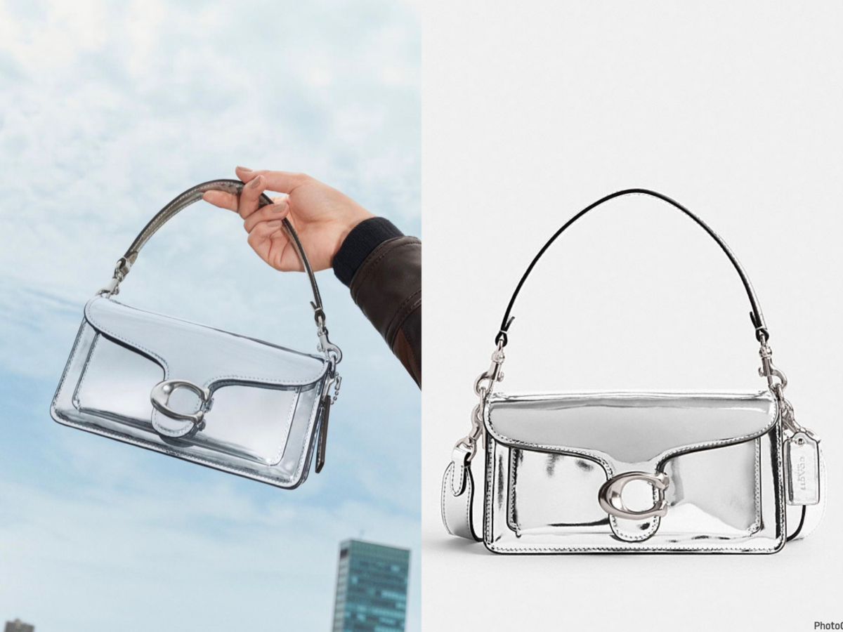 Coach鏡面漆皮Tappy 20手提包,參考定價 NT$18,800。