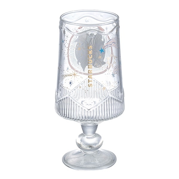 雙魚星座玻璃杯正面