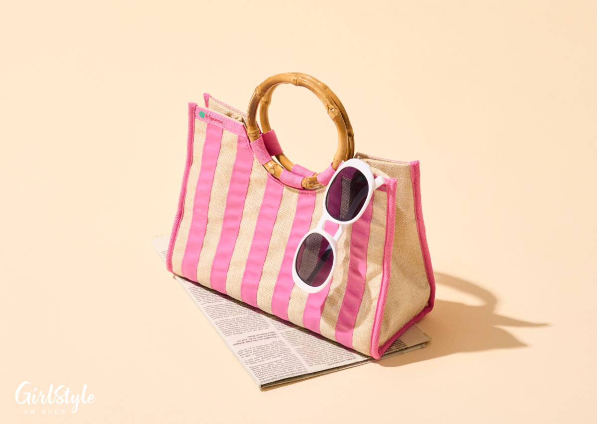 LeSportsac 火烈鳥假期小型竹節書本托特包