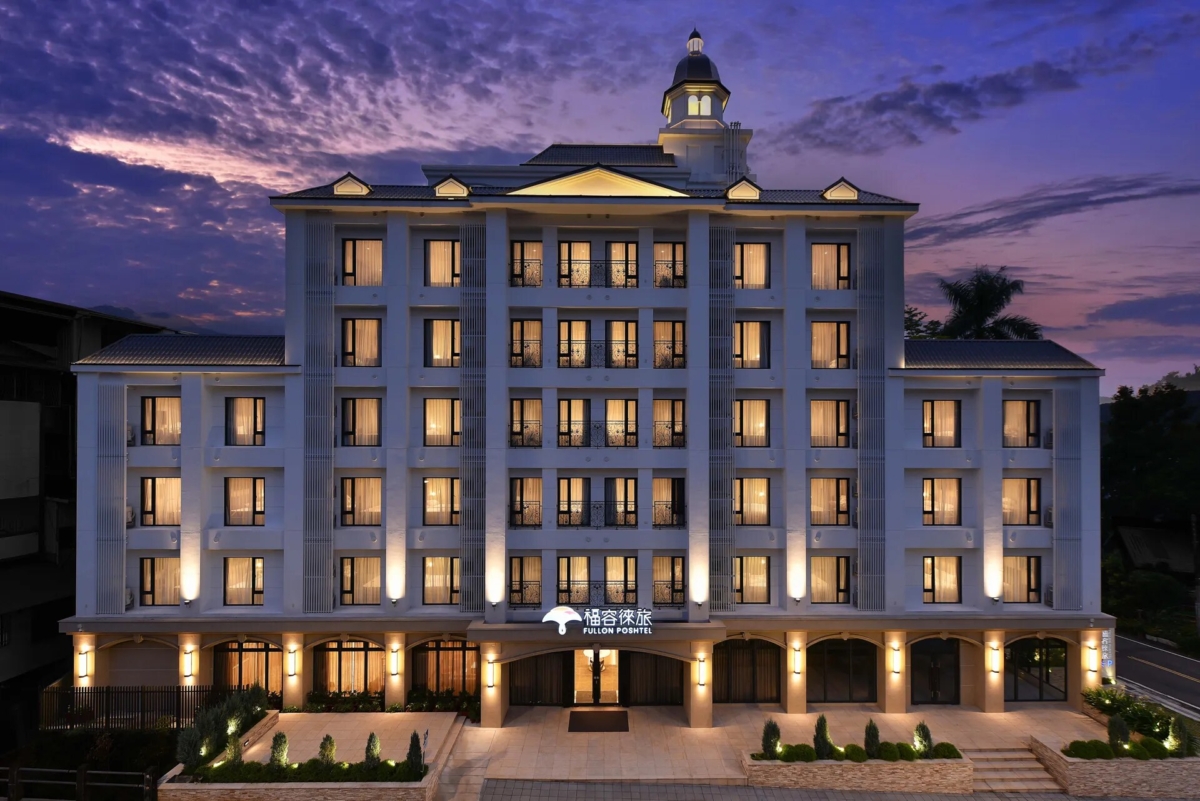 「福容徠旅水里」一共有67個房間，華麗氣派。