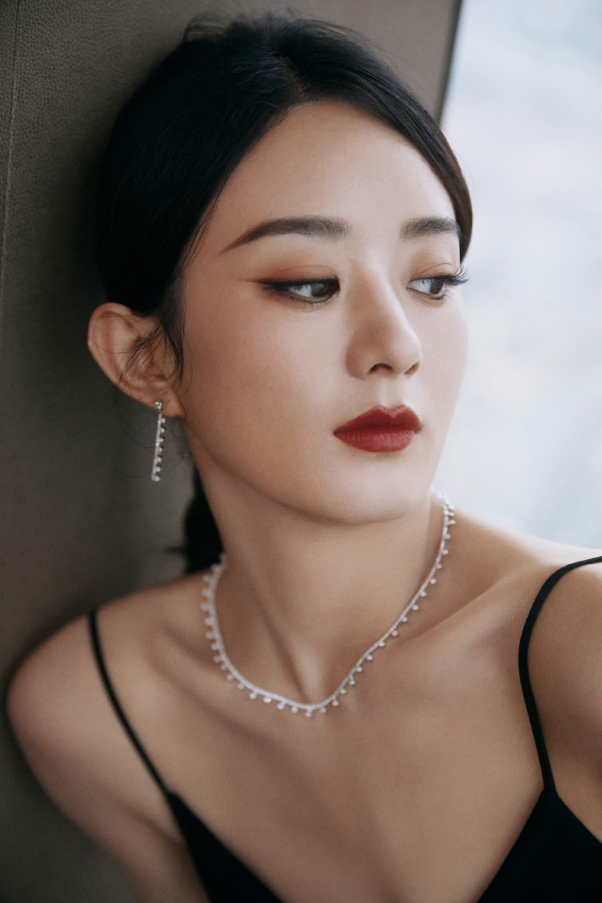 趙麗穎為品牌DeBeers拍攝