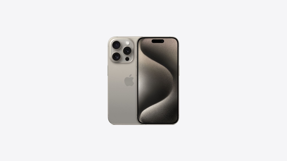 iPhone 15 Pro原色鈦金屬