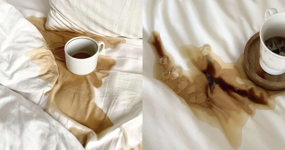 白色衣物沾染咖啡漬