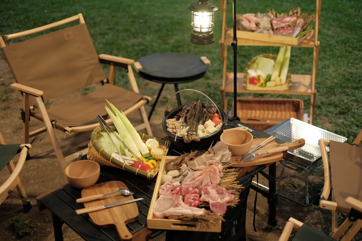 愛上喜翁提供一泊四食豪華露營