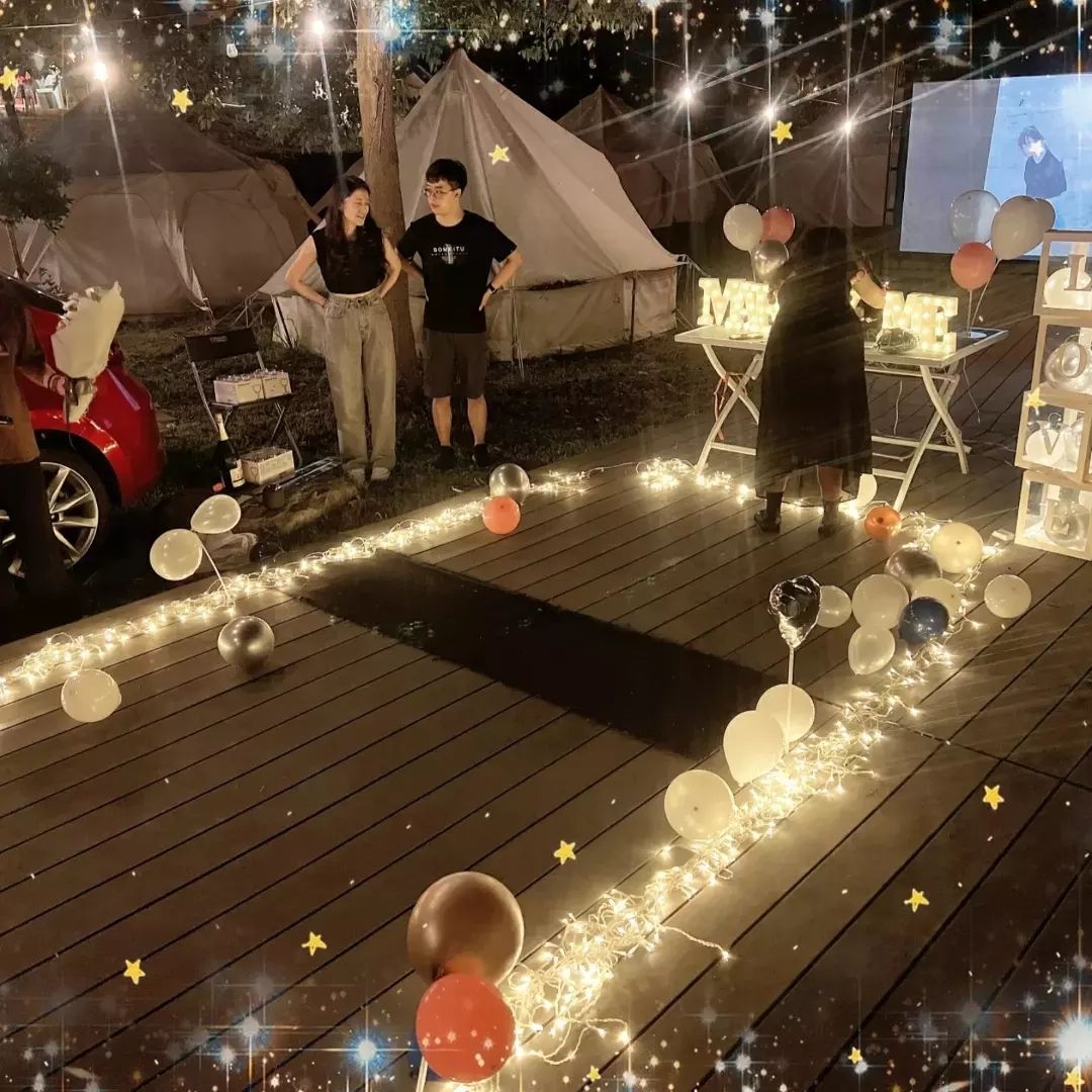 苗栗「山之間」還有露友浪漫求婚成功