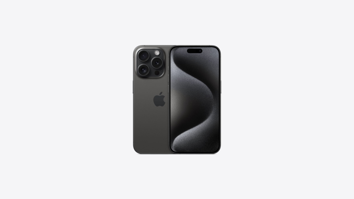 iPhone 15 Pro黑色鈦金屬
