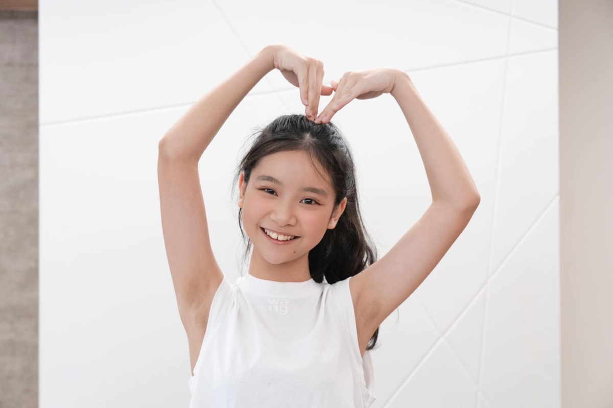 喬喬可愛的笑容依然甜美