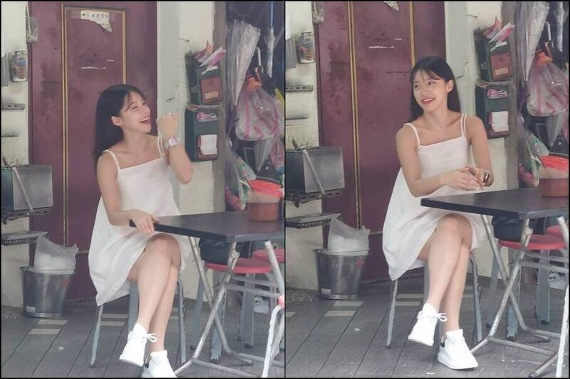 網友隨手拍下李多慧照片,被大讚超美