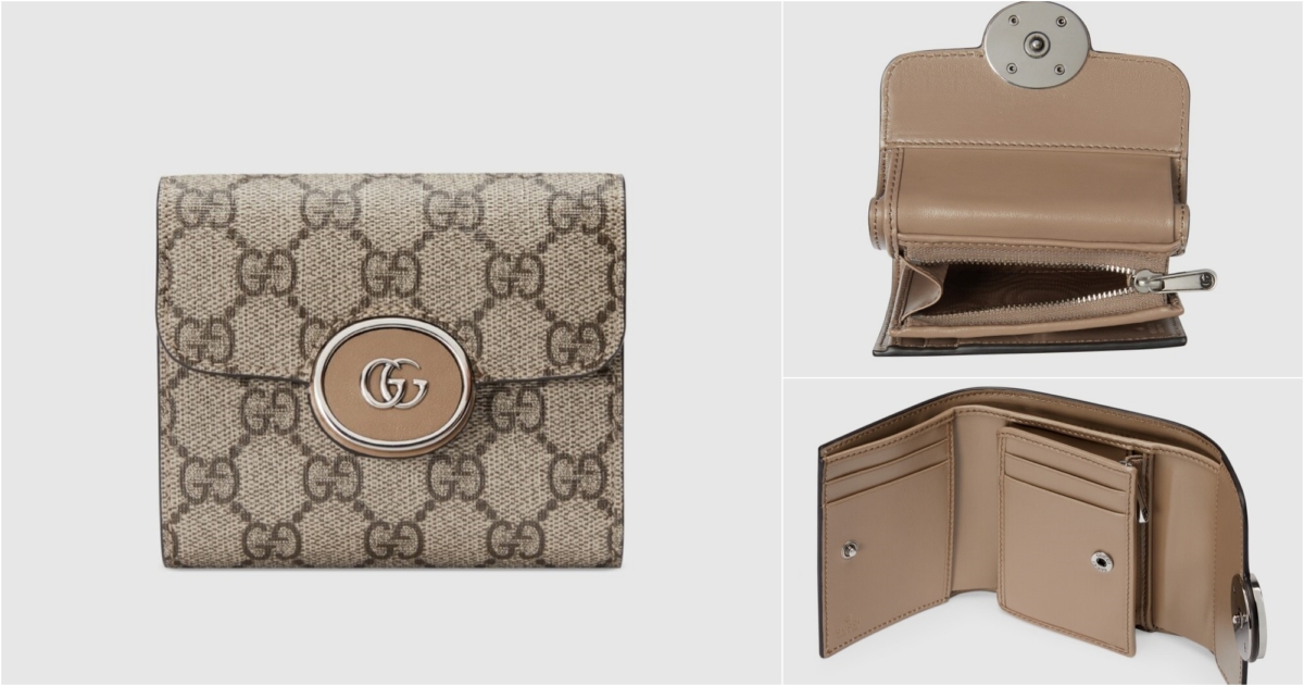 GUCCI 迷你GG系列中型皮夾