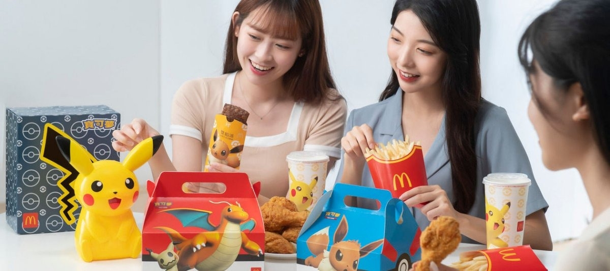台灣麥當勞2022年也曾與寶可夢聯名，推出「皮卡丘置物盒」