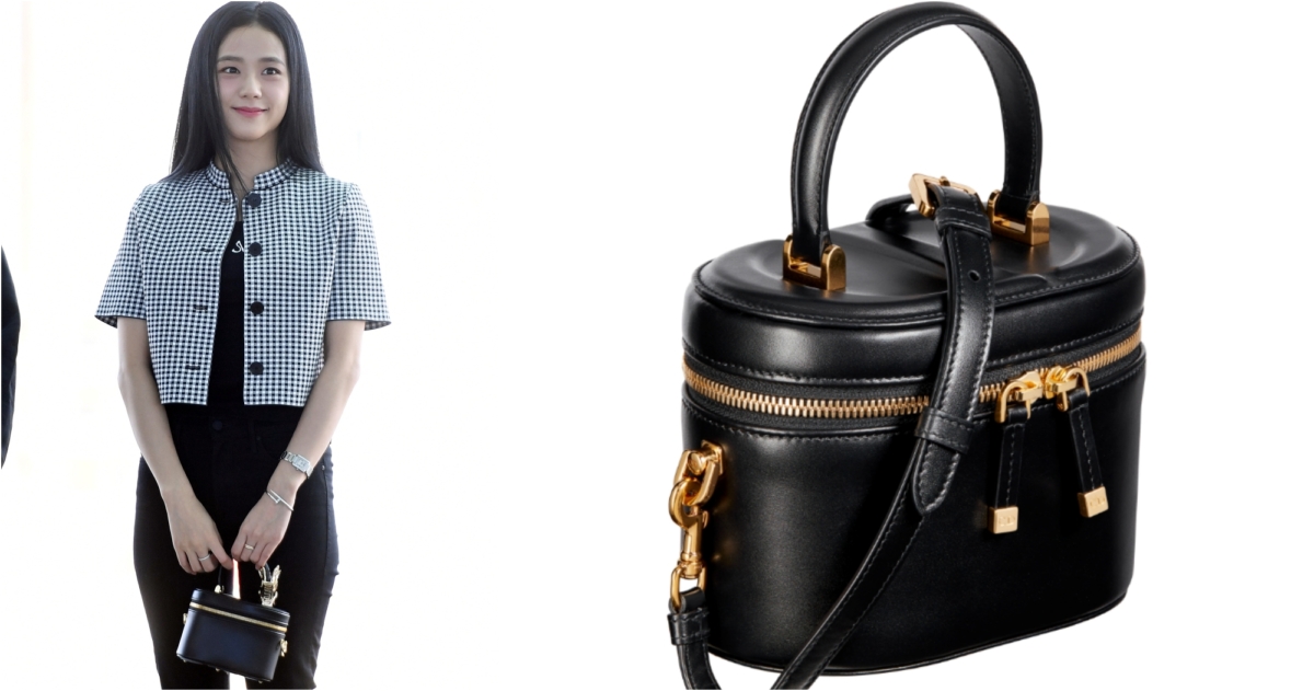 DIOR 品牌大使 JISOO 搭配全新 CD Signature 包款現身仁川機場