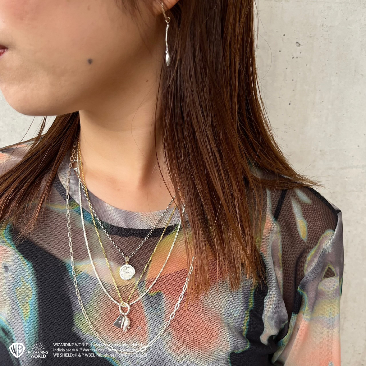 agete X 哈利波特聯名系列：電影經典造型墜飾系列