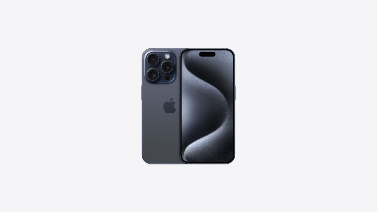 iPhone 15 Pro藍色鈦金屬