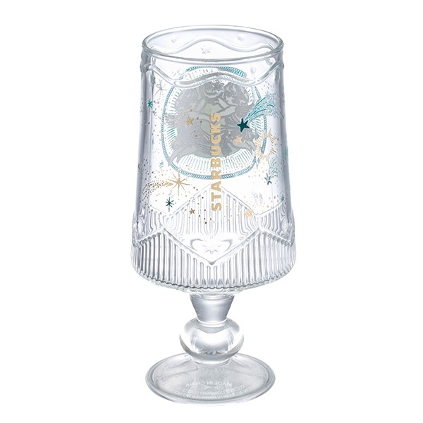 雙子星座玻璃杯背面