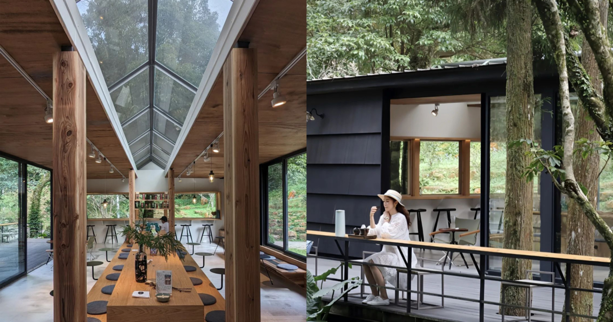 園區內的玻璃屋咖啡廳