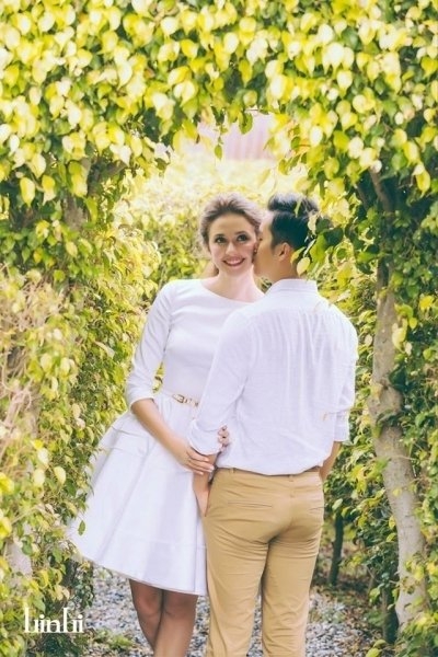 瑞莎嫁給先生Mike成為台灣媳婦。