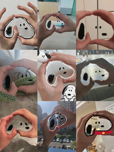 熱搜榜「史努比愛心（Snoopy Heart）」