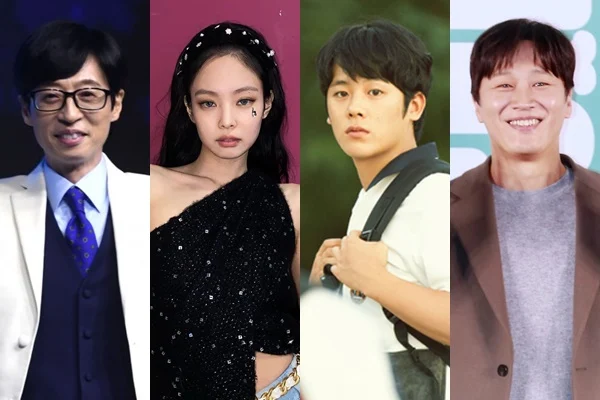 劉在錫、車太鉉、李正河、Jennie