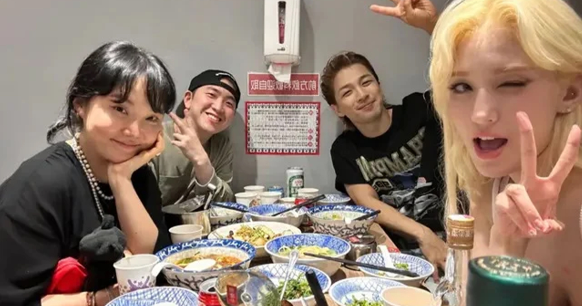 Somi與BIGBANG太陽踩點牛肉麵・雞湯