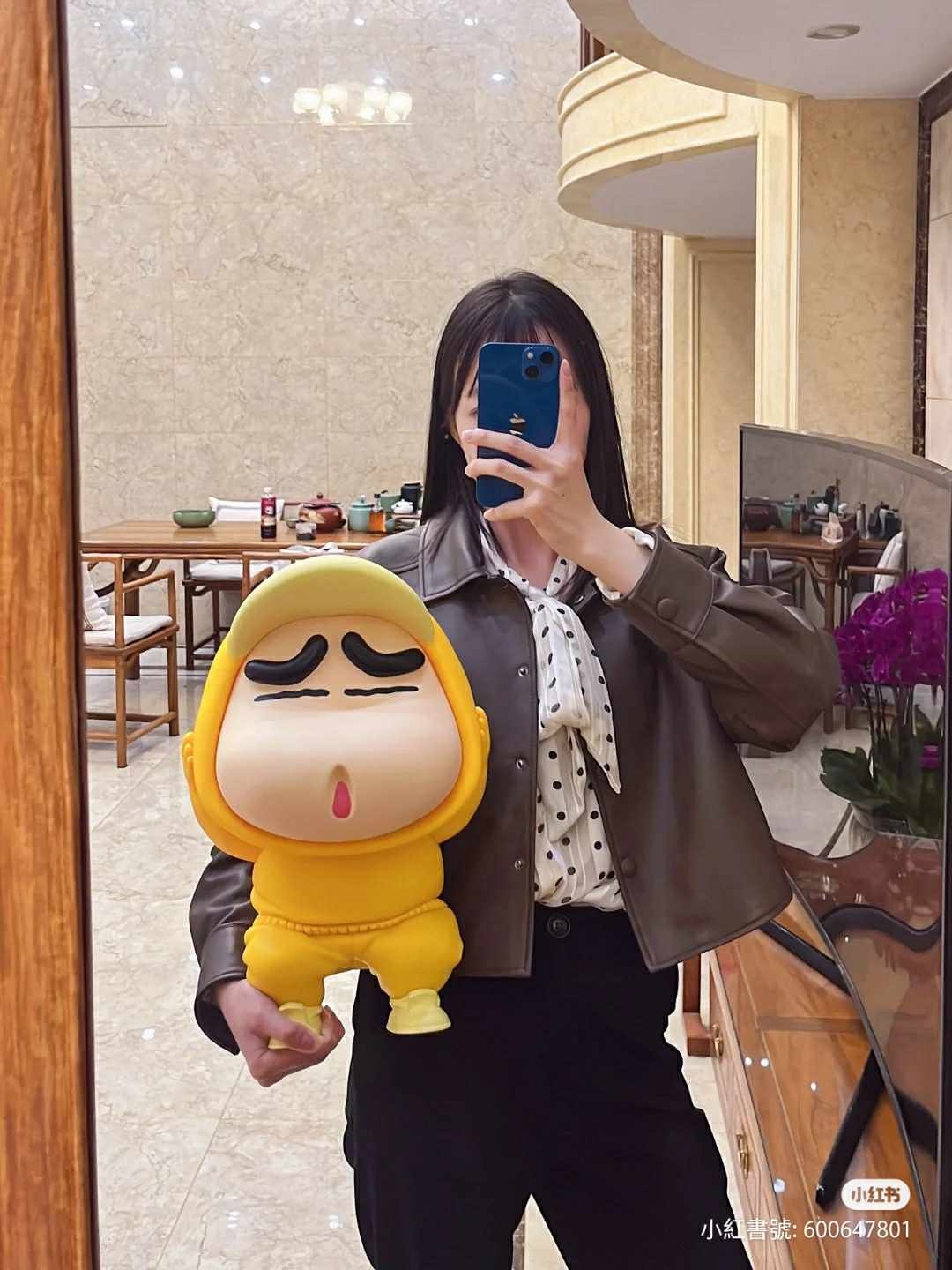 蠟筆小新X可達鴨模型還有大小尺寸