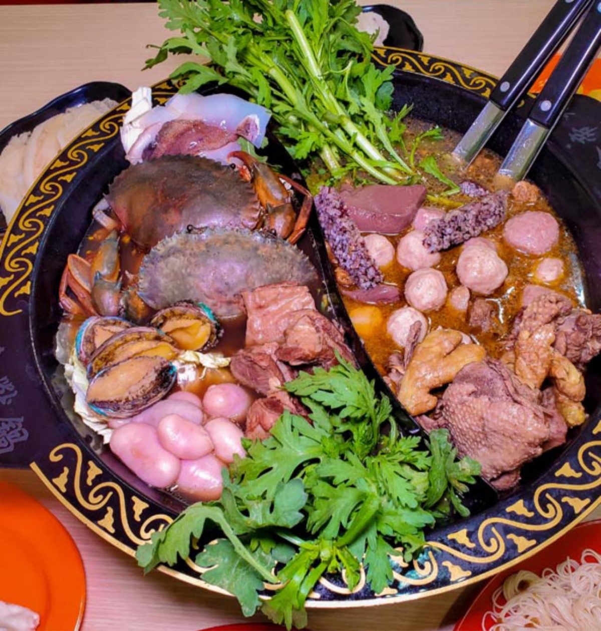 台南鑫帝元薑母鴨、羊肉爐也可以吃得很奢華