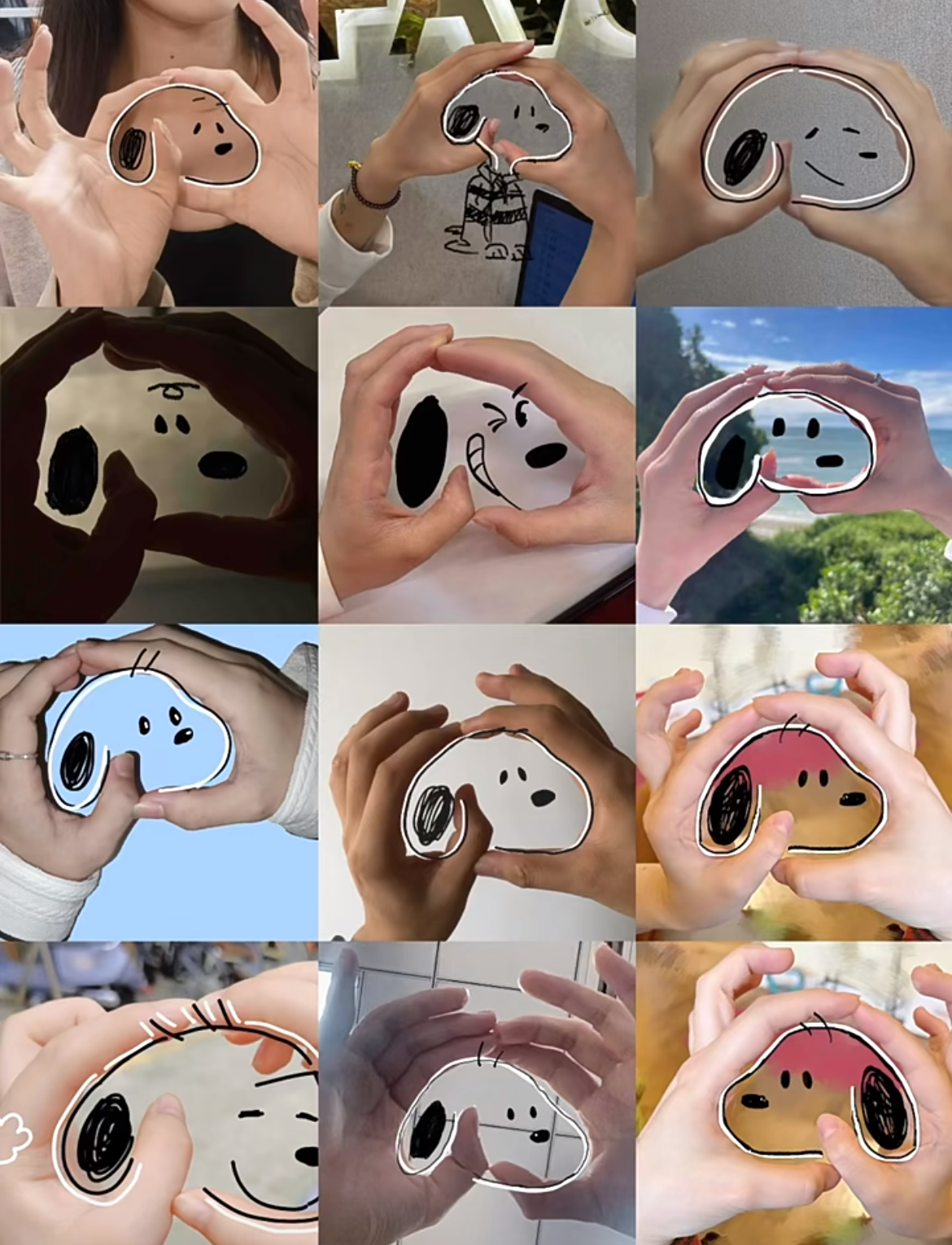 熱搜榜「史努比愛心（Snoopy Heart）」