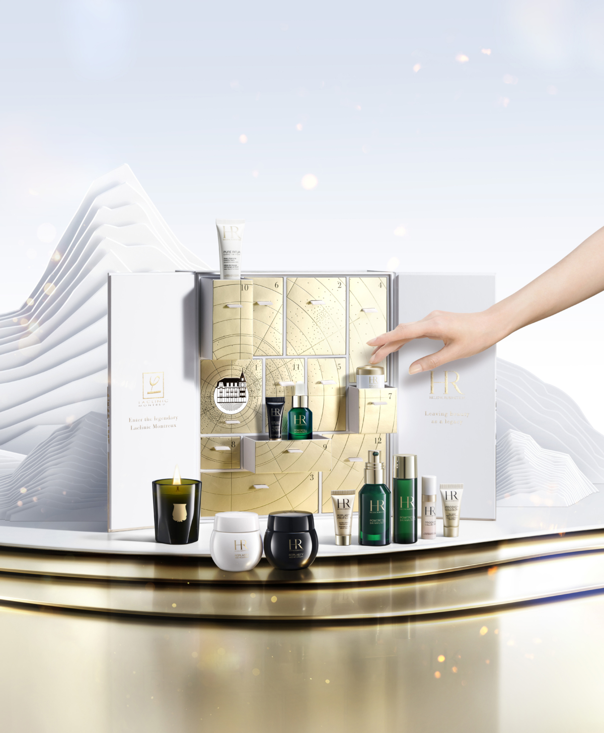 HR赫蓮娜 《閃耀奢金假期》聖誕倒數月曆,NT$19,500