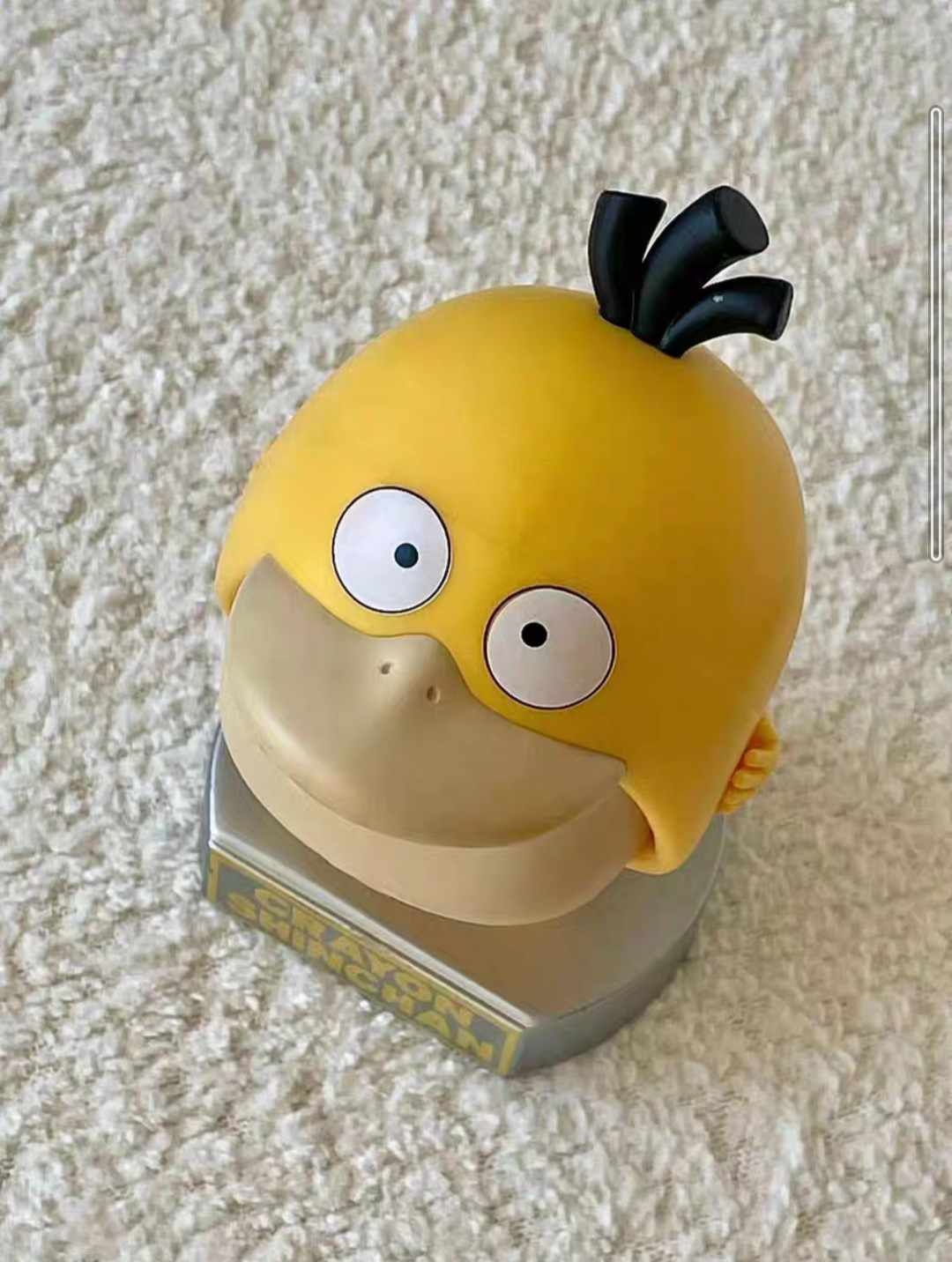 從上往下看，就是一隻可達鴨