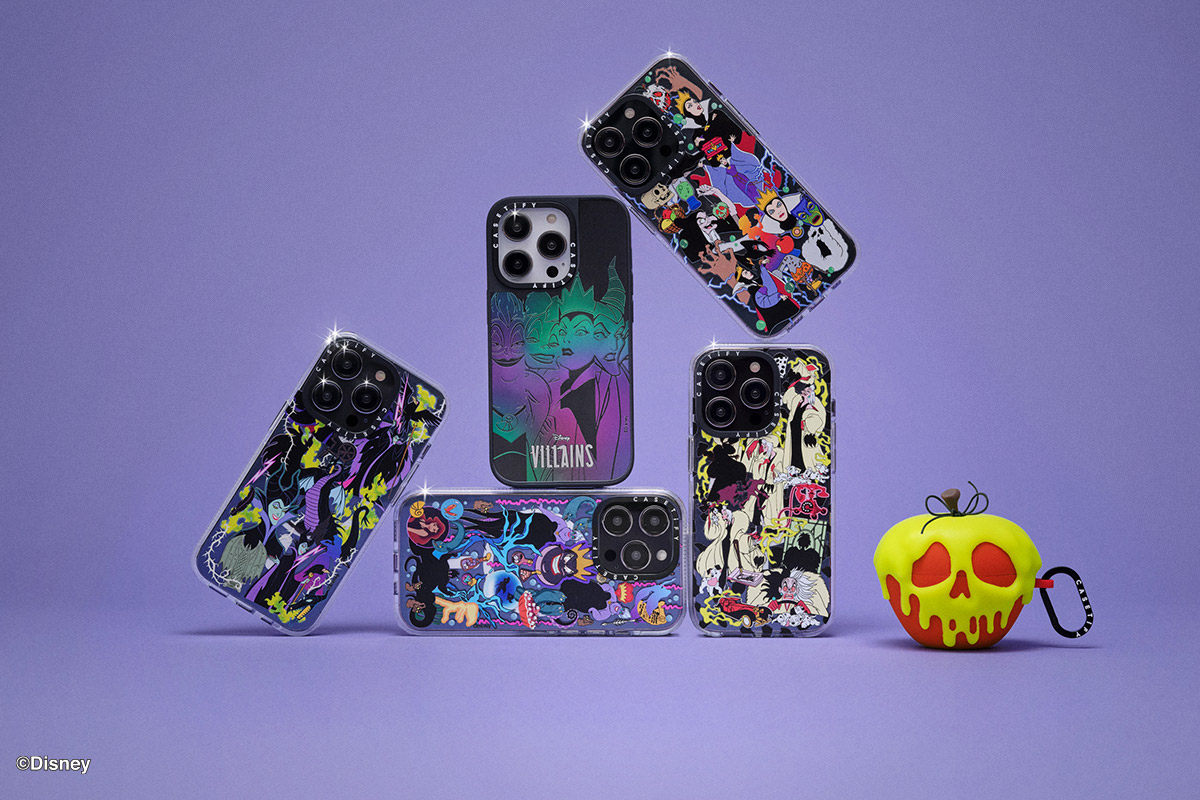 CASETiFY 集結來自迪士尼經典動畫電影的反派角色推出聯名系列