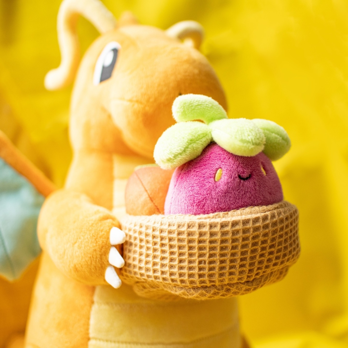 快龍&皮卡丘玩偶手上抱的「甜竹竹」台灣並沒有盛產!