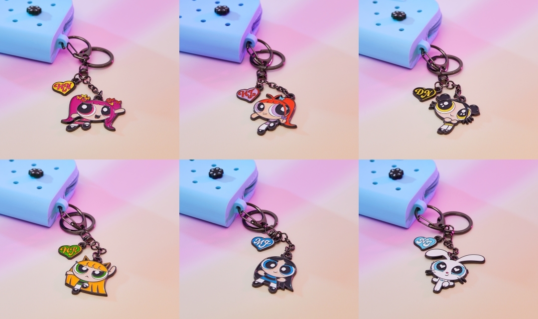 THE POWERPUFF GIRLS X NJ 金屬鑰匙圈隨意掛都可愛