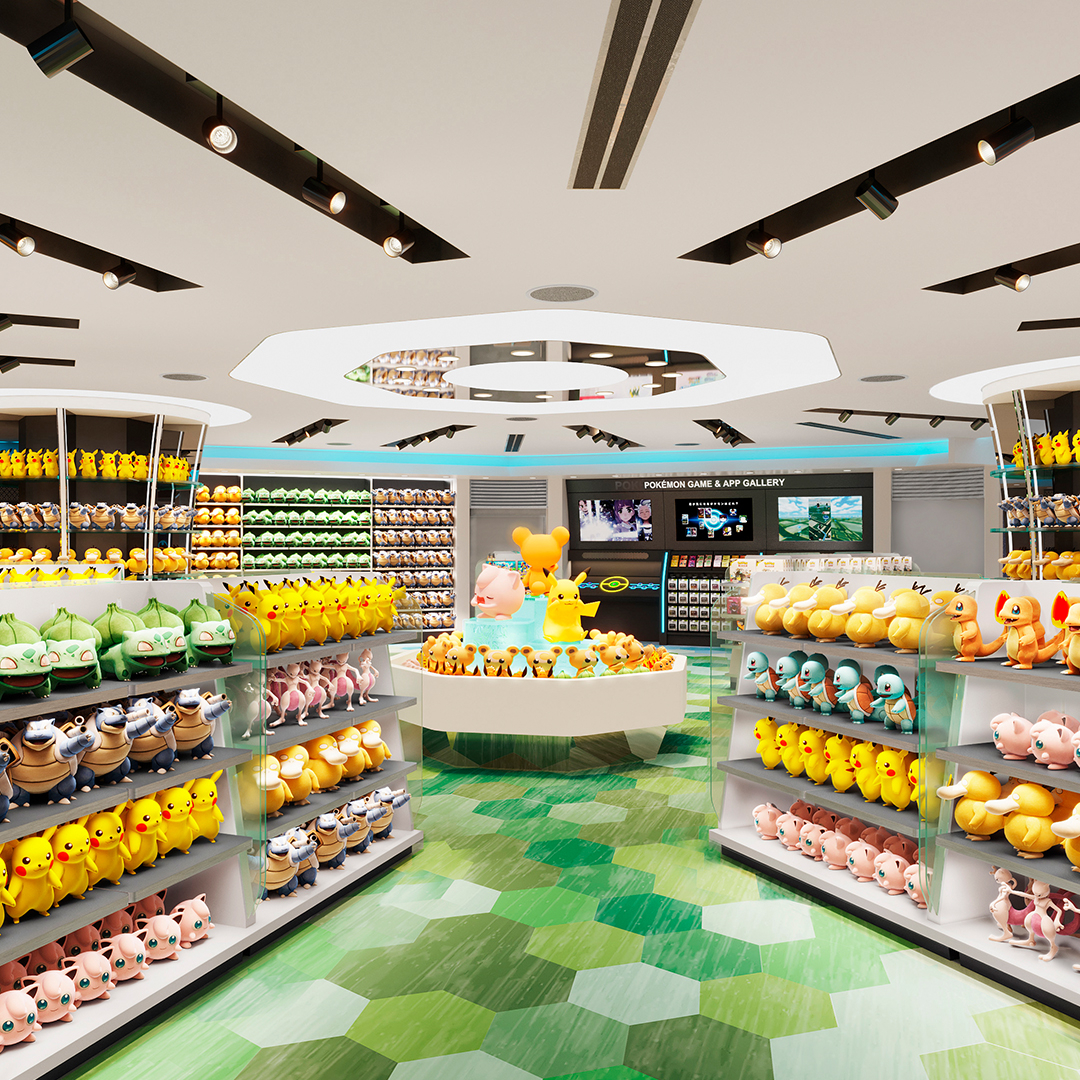 台北寶可夢中心示意圖