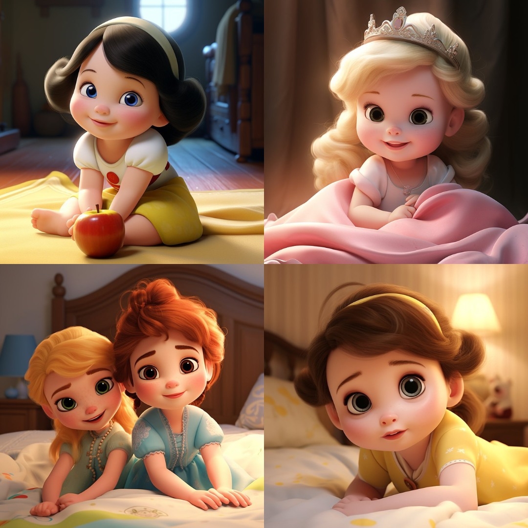 從冰雪奇緣到美女與野獸的貝兒公主全都有