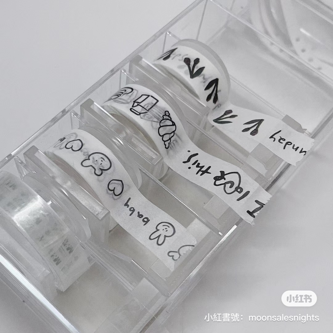 紙膠帶切割收納盒