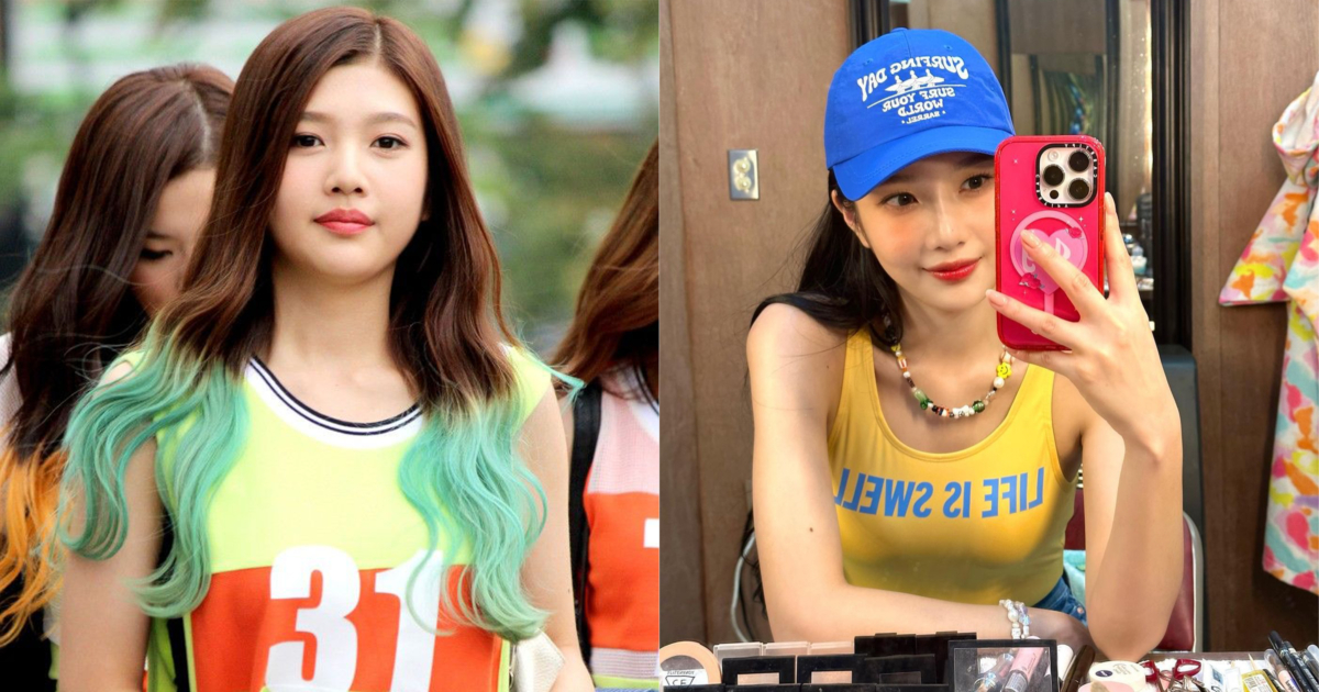 左圖為出道曲《Happiness》時期的Red Velvet成員Joy